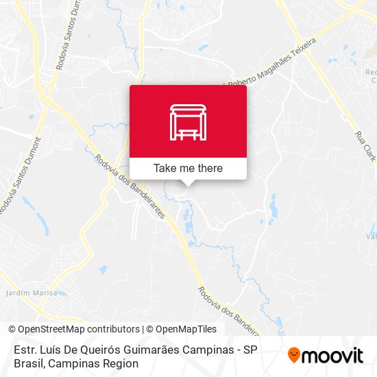 Estr. Luís De Queirós Guimarães Campinas - SP Brasil map