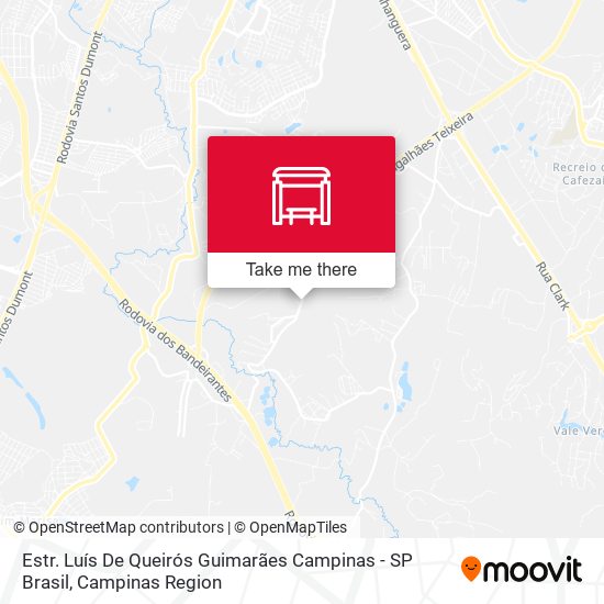 Estr. Luís De Queirós Guimarães Campinas - SP Brasil map