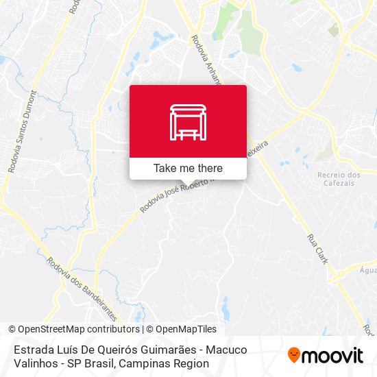Estrada Luís De Queirós Guimarães - Macuco Valinhos - SP Brasil map