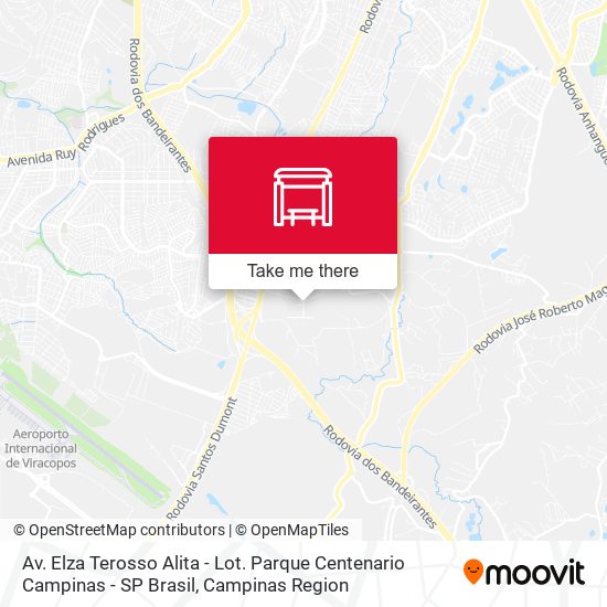 Av. Elza Terosso Alita - Lot. Parque Centenario Campinas - SP Brasil map
