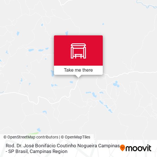 Rod. Dr. José Bonifácio Coutinho Nogueira Campinas - SP Brasil map