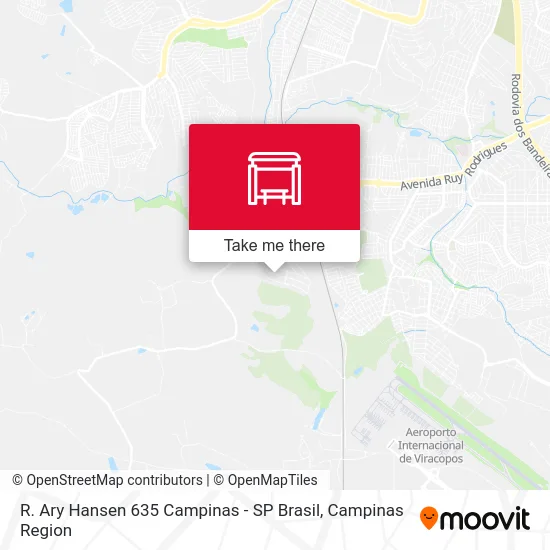 R. Ary Hansen 635 Campinas - SP Brasil map