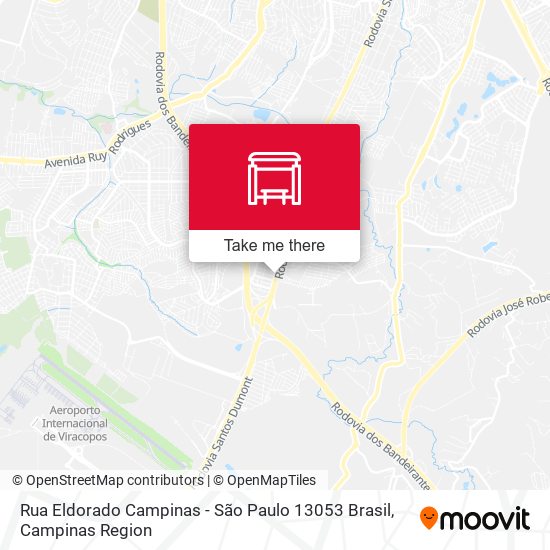Rua Eldorado Campinas - São Paulo 13053 Brasil map