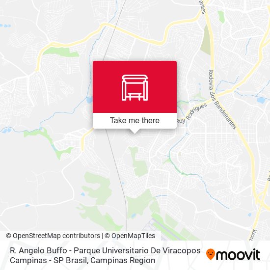 R. Angelo Buffo - Parque Universitario De Viracopos Campinas - SP Brasil map