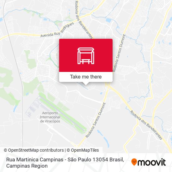 Rua Martinica Campinas - São Paulo 13054 Brasil map
