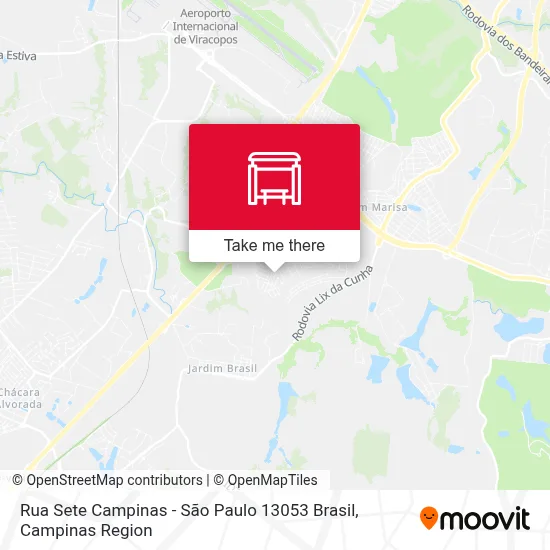 Rua Sete Campinas - São Paulo 13053 Brasil map