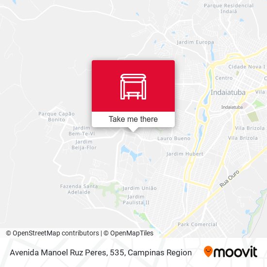 Avenida Manoel Ruz Peres, 535 map