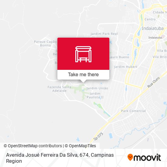 Avenida Josué Ferreira Da Silva, 674 map