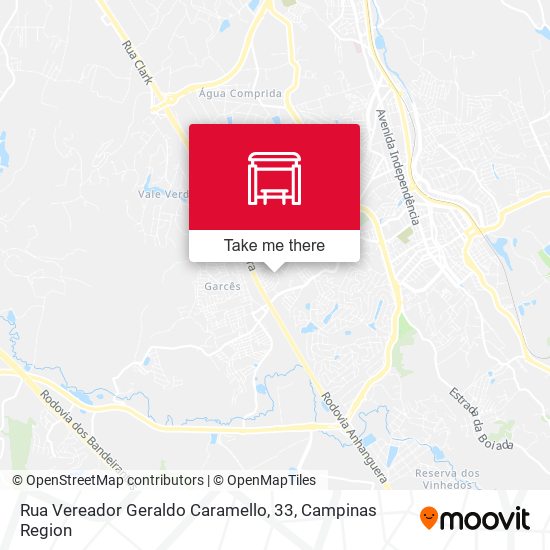 Rua Vereador Geraldo Caramello, 33 map