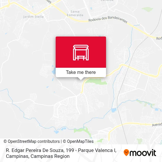 R. Edgar Pereira De Souza, 199 - Parque Valenca I, Campinas map