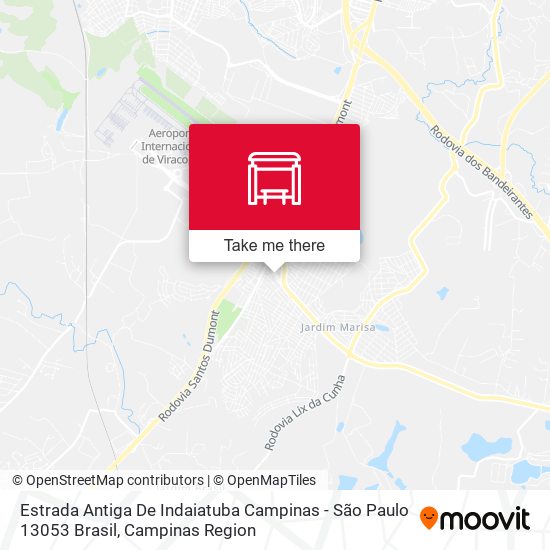 Estrada Antiga De Indaiatuba Campinas - São Paulo 13053 Brasil map