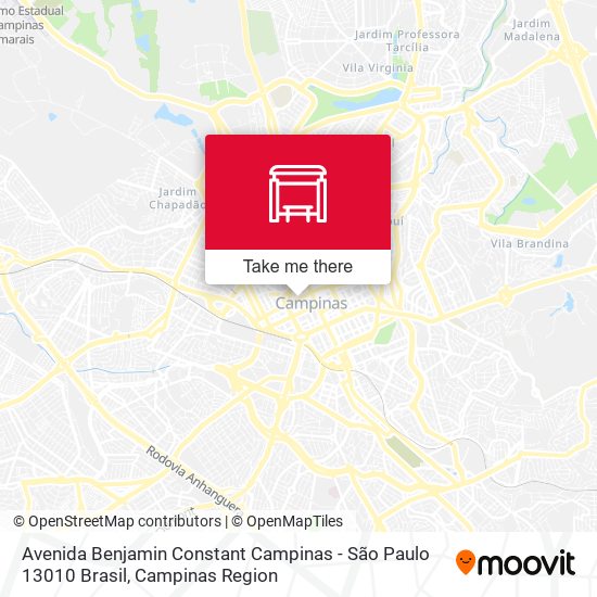 Avenida Benjamin Constant Campinas - São Paulo 13010 Brasil map