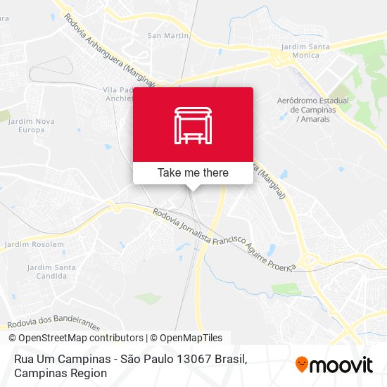 Rua Um Campinas - São Paulo 13067 Brasil map