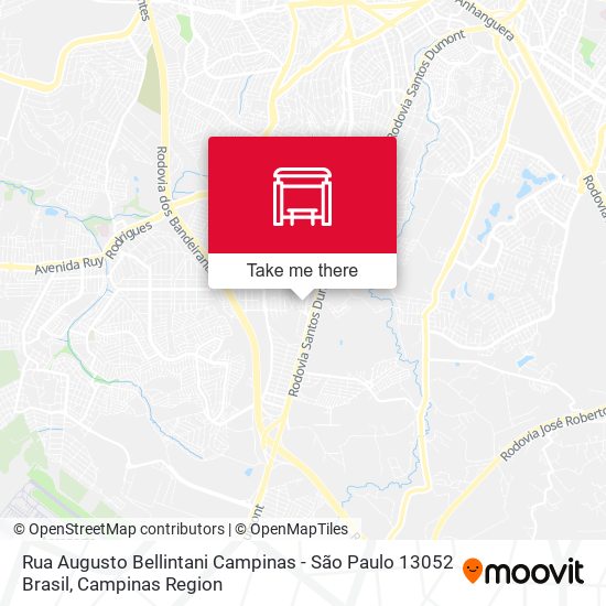 Rua Augusto Bellintani Campinas - São Paulo 13052 Brasil map