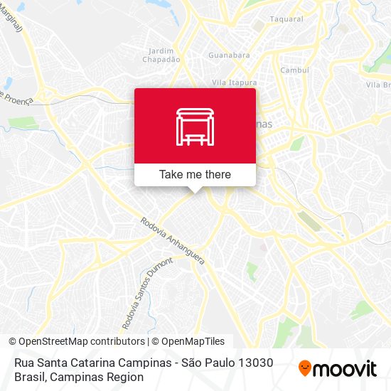 Rua Santa Catarina Campinas - São Paulo 13030 Brasil map
