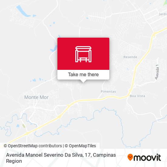 Avenida Manoel Severino Da Silva, 17 map