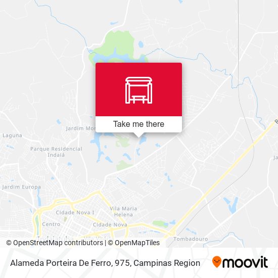 Alameda Porteira De Ferro, 975 map