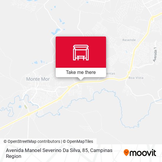 Avenida Manoel Severino Da Silva, 85 map