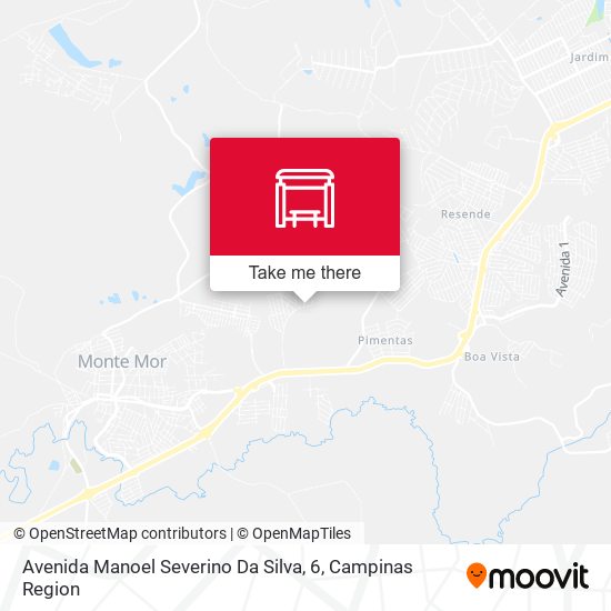 Avenida Manoel Severino Da Silva, 6 map