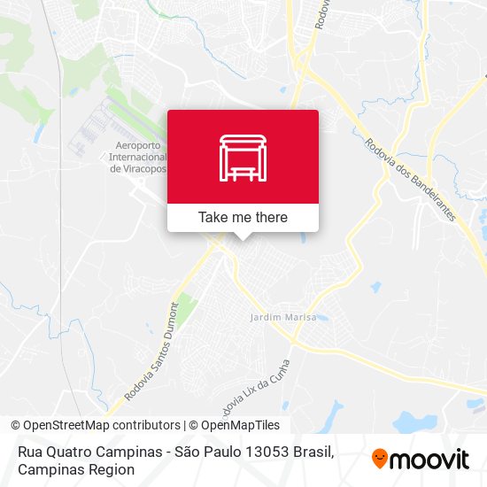 Rua Quatro Campinas - São Paulo 13053 Brasil map