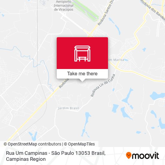 Rua Um Campinas - São Paulo 13053 Brasil map