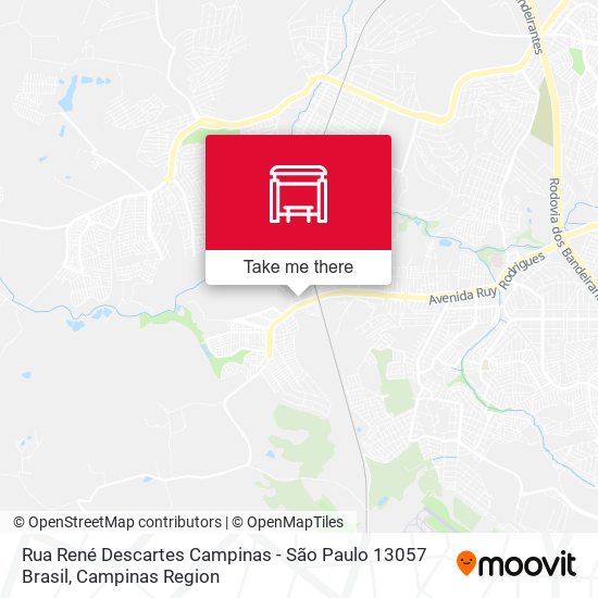 Rua René Descartes Campinas - São Paulo 13057 Brasil map