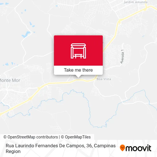 Rua Laurindo Fernandes De Campos, 36 map