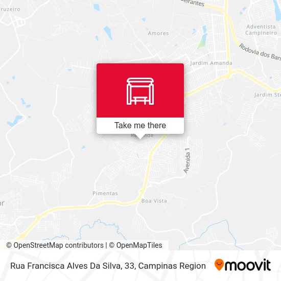 Rua Francisca Alves Da Silva, 33 map
