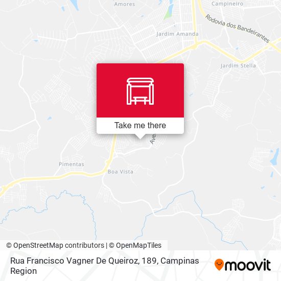 Rua Francisco Vagner De Queiroz, 189 map
