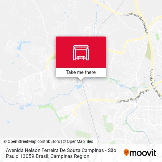 Avenida Nelson Ferreira De Souza Campinas - São Paulo 13059 Brasil map