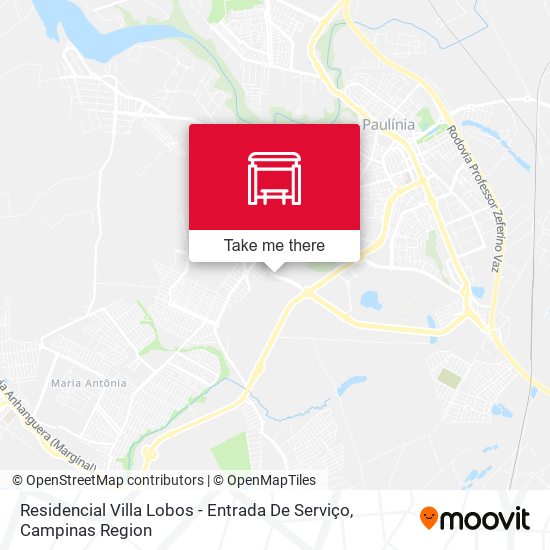 Residencial Villa Lobos - Entrada De Serviço map