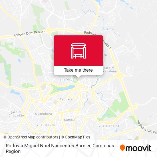 Rodovia Miguel Noel Nascentes Burnier map