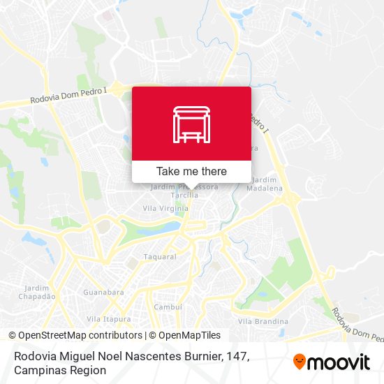 Rodovia Miguel Noel Nascentes Burnier, 147 map