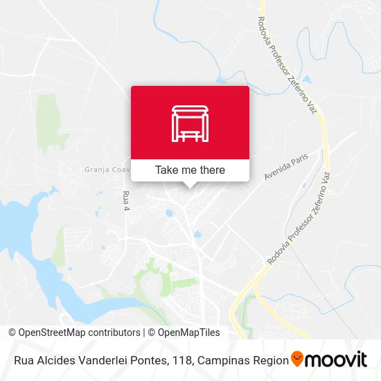 Rua Alcides Vanderlei Pontes, 118 map