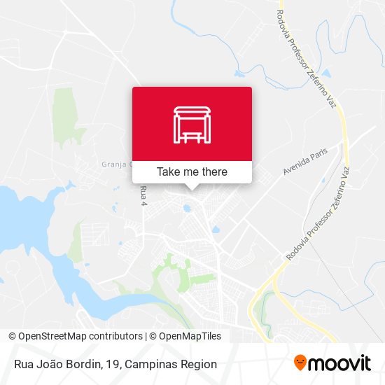 Rua João Bordin, 19 map