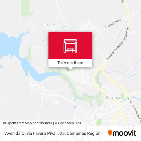 Avenida Olivia Favero Piva, 528 map