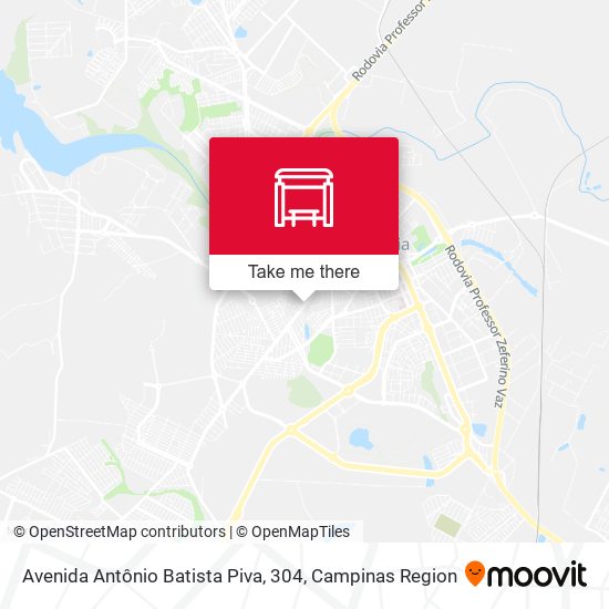 Avenida Antônio Batista Piva, 304 map