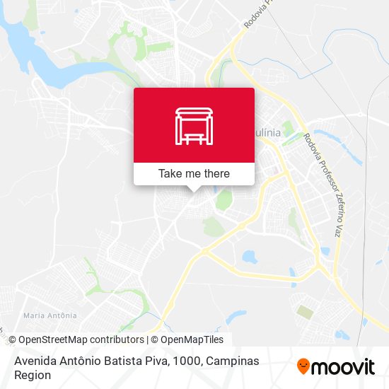 Avenida Antônio Batista Piva, 1000 map