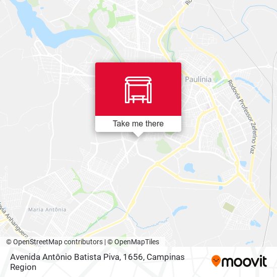 Avenida Antônio Batista Piva, 1656 map