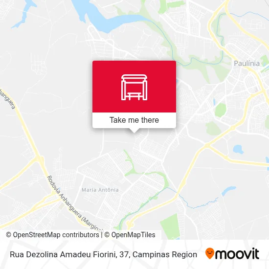 Rua Dezolina Amadeu Fiorini, 37 map