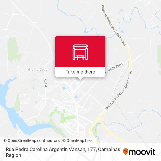 Rua Pedra Carolina Argentin Vansan, 177 map