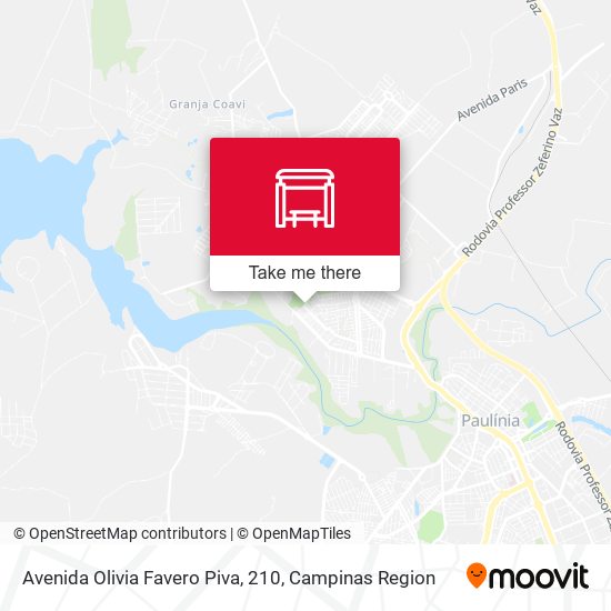 Avenida Olivia Favero Piva, 210 map