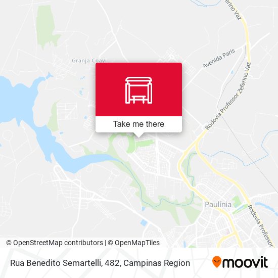 Rua Benedito Semartelli, 482 map