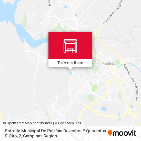 Estrada Municipal De Paulínia Duzentos E Quarentas E Oito, 2 map
