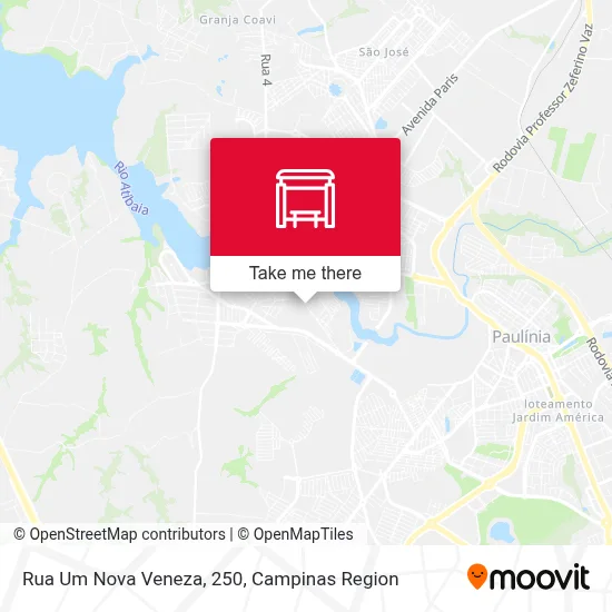 Rua Um Nova Veneza, 250 map