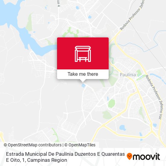 Estrada Municipal De Paulínia Duzentos E Quarentas E Oito, 1 map