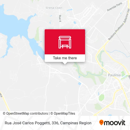 Rua José Carlos Poggetti, 336 map