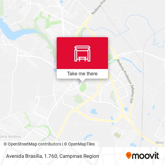 Avenida Brasília, 1.760 map