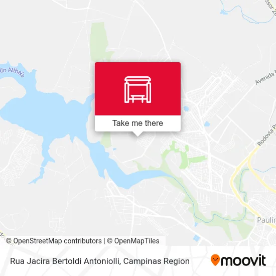 Rua Jacira Bertoldi Antoniolli map