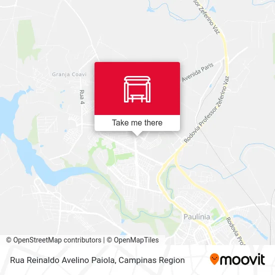 Rua Reinaldo Avelino Paiola map